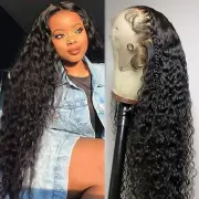 Lace Front Wig,Water Wave Lace Front Wig Transparent Lace Frontal Human Hair Wig