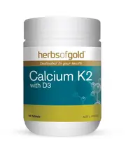 Herbs Of Gold Calcium K2 With D3 | 90 tablets