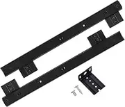 Homoyoyo 1Pair Keyboard Slide Desk Rail Rack with Heavy Duty Ball Bearing for Smooth Sliding for Office Desk Keyboard Tray and Cabinet Use