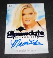 2017 Benchwarmer MADELYN BRINSON Dreamgirls DREAM DATE Blue Auto/5 UJENA Bikini