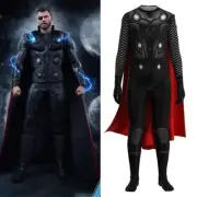 Kids Adult Odin Son Thor Jumpsuit Superhero Cosplay Costume Zentai Halloween Boy