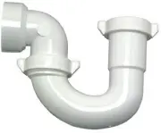 5 Pack Plastic Wall Drain P Trap 453-134