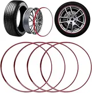 Wheel protector, car tire protection ring, aluminum alloy protective decorative ring, no need to remove the tire when installing, anti-scratch and anti-friction, suitable for all kinds of