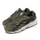 Nike 休閒鞋 Air Huarache Runner 男鞋 軍綠 白 麂皮 反光 運動鞋 DZ3306-300