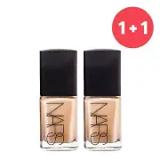 NARS 1+1 Set Sheer Glow Foundation - Mont Blanc (Light 2) 30ml/1oz