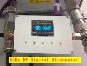 New OLED 6G Digital Programmable Attenuator 60DB Step 0.25 RF Module + Case