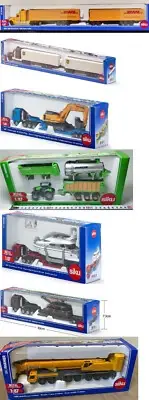 1/87 boxed SIKU 1806 ROAD TRAIN 1848 fram set 1849 yact 1872 tank 1886 crane