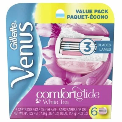 New Venus Gillette White Tea Comfortglide Bundle 18 Heads