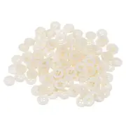 100pcs Resin Sewing Buttons 15/32" Round Flat 4-Hole Craft Buttons, Beige