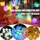 Solar LED Light String, Solar Powered 23 FT 50 Hanging Small lights 8 Modes