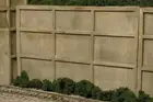 Monroe Models HO Retaining Wall Wood Outside-Braced pkg(2) 122