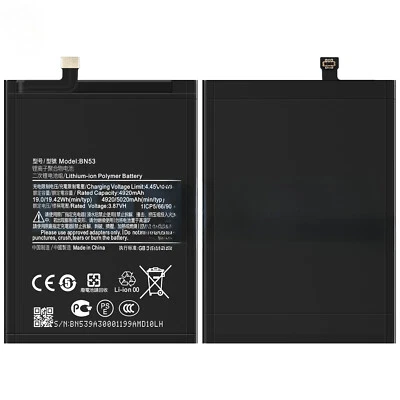 Replacement Battery BN53 For Xiaomi Redmi Note 10 Pro M2101K6G 5020mAh
