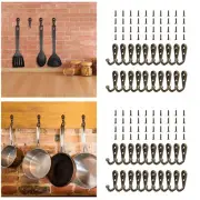 Wall Mounted Hook Family Kitchen Brass Coat Rack Small Coat Hook Hanging