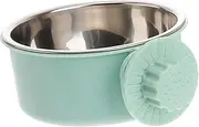 BESPORTBLE Portable Pet Water Dispenser Stainless Steel Dog Bowl Pet Feeder Easy to Clean
