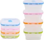 Collapsible Silicone Food Storage Containers, BPA Free, Microwave, Freezer and D
