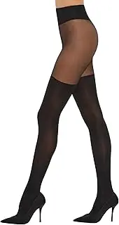 [Fiore] Ladies Sexy Open Crotch Voile Tights Fantasy 20 Denier - S/M/L/XL, Twilight, X-Large