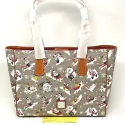 NWT GENUINE Dooney & Bourke Disney Mickey & Friends Holiday Walt's Lodge Tote