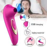Clitoris Sucking Vibrator Clit Stimulator G Spot Nipple Sucker Sex Toy for Woman