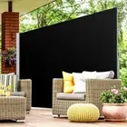 Privacy Screen 2 x 3m Retractable Side Awning Roller Blind Sun Shade Outdoor Bl
