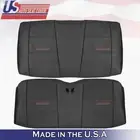 1999 2000 2001 Fits Ford Mustang V6 Rear Bench Bottom & Top Leather Cover Black