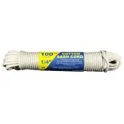 T.W . Evans Cordage #8 (1/4") BUFFALO COTTON SASH CORD 100' HANK