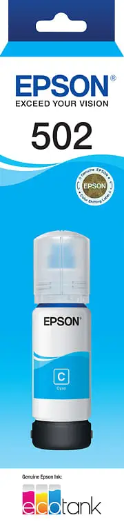 Epson T502 - EcoTank - Cyan Ink Bottle [C13T03K292]