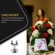 Restaurant Menu Clip Table Number Plate Holder Name Card Stand Message Note Clip