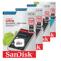 在飛比找蝦皮商城優惠-SanDisk microSD ultra 16G 32G 