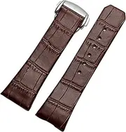 [UMCNVV] Genuine Leather Watch Strap For Omega Constellation Double Eagle Series Men Women 17mm 23mm Watchband