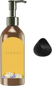 Plant Single Dose Floral Fragrance Dye, Plant-Based Hair Color Shampoo, Long Lasting Natural Hair Dye Shampoo, Plant-Based Formula, Multi Color, for Women, Elderly, and Grandma