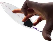 Finger Surfboards - Creative Fingertip Surfboard | Miniii Fingerboard Toy with Attached Cords | Aerodynamic Fingertip Skateboard for Early Learners, Fun and Interactive Activity