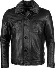 Mustang M232-88, leather jacket , color: Black , size: XXL