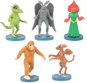 Archie McPhee Corral of Cryptids Gag Gift – USA Monster Set w/Bigfoot, Mothman & More – Funny Stocking Stuffer for Cryptid Lovers & Fans of American Folklore
