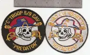 #179 US ARMY C TROOP 5-9 CAVALRY PATCH "PREDATOR"