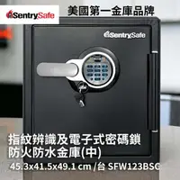 在飛比找momo購物網優惠-【Sentry Safe】電子密碼鎖防火防水金庫SFW123