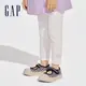 Gap 女幼童裝 Logo印花鬆緊棉褲-米白色(890345)