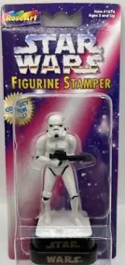 Star Wars Storm Trooper Figurine Stamper Rose Art Star Wars Collectables