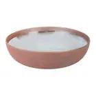Davis & Waddell Aria Stoneware Snacks/Salad Serving Bowl 25cm Natural/White