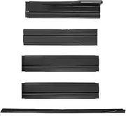 Car Front Bumper Spoiler for VW for for MK5 for MK6 for GTD for GTI for TDI for TSI for MK7 for CC Apron Winglet Car Universal 86.6" Side Skirt Extension Body Kit