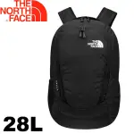 【THE NORTH FACE 美國 28L 15吋電腦背包《黑》】CHJ0/電腦包/後背包/通勤包/悠遊山水