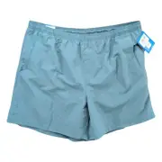 Columbia PFG Clearwater Shores Swim Trunks Mens Blue Nylon Lined Sz XL