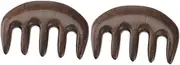 SHERCHPRY 1pc Durable Natural Sandalwood Massage Comb Thickened Tooth Design for Scalp and Hair Care for Men and Women Promotes Portable and Easy to Carry