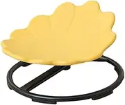 Kids Swivel Chair, Sensory Swivel Chair for Kids, Balance Toy, 360° Rotating Seat, Heavy Duty Scientific Kids Toy, Yellow, as described