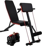 Ouroad Weight Bench with 24KG Adjustable Dumbbell for Home Gym Strength Training