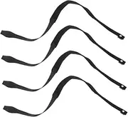 4pcs Ski Pole Wristband Hiking Gear Wristbands Outdoor Wrist Strap Outdoor Pole Straps Trekking Stick Elastic Gear Strap Trekking Pole Strap Ski Equipment Strap Black Nylon