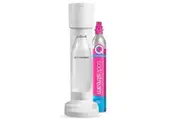 Sodastream Gaia Starter Pack Soft Fizzy Drink Sparkling Maker Soda Stream White
