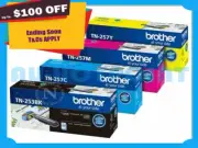 SET Genuine Brother TN253BK/TN257C/TN257Y/TN257M High Yield Toner MFC-L3770CDW