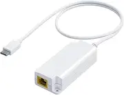 PROCET Gigabit PoE to USB C Converter 10W 5V 2A RJ45 PoE to C Type Ethernet Adapter for Tablet, iPad Mini, UniFi G4 Doorbell Pro, Galaxy Tab A8, GoogleTV, Camera, Home Assistant