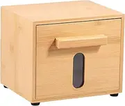 Disposable Face Towel,Face Towel Bamboo Storage,Bamboo Box for Face Towels,Versatile Face Towel Bamboo Storage,Drawer Design Face Towel Bamboo Storage for Bathroom