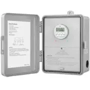 Digital Pool Timer, 40 AMP 2HP, 7-Day Pool Pump Timer Switch, 120V